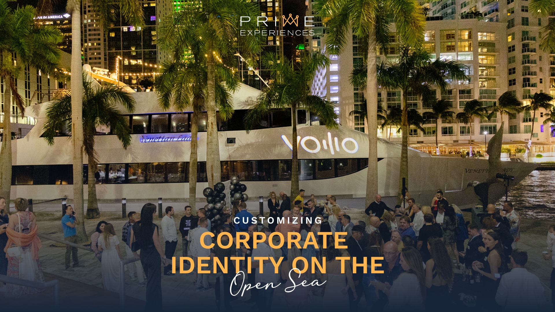 Prime Luxury Rentals - Customizing Corporate Identity on the Open Sea