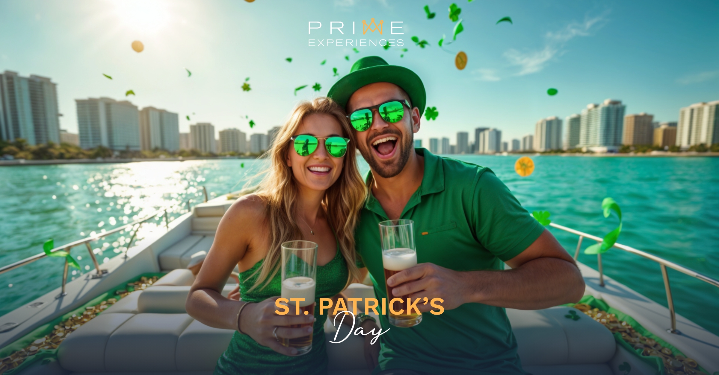 Prime Luxury Rentals - Raise a Glass to St. Patrick’s Day: Celebrate in Style on a Private Yacht